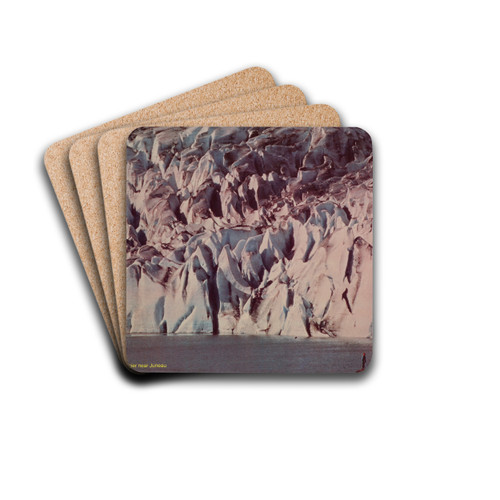 Scenically Yours, Mendenhall Glacier Near Juneau, Alaska by U.S. Information Agency Drink Coasters - set of 4