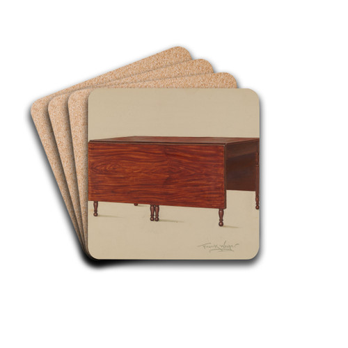 Drop Leaf Table by Frank Wenger Drink Coasters - set of 4 Drop Leaf Table by Frank Wenger Drink Coasters - set of 4