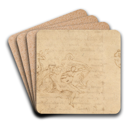 Study for the Triumph of Neptune and Amphitrite by Nicolas Poussin Art Drink Coaster set Study for the Triumph of Neptune and Amphitrite by Nicolas Poussin Art Drink Coaster set