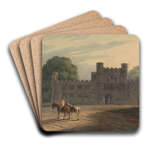 Gateway to Battle Abbey by Henry Morton Art Drink Coaster set