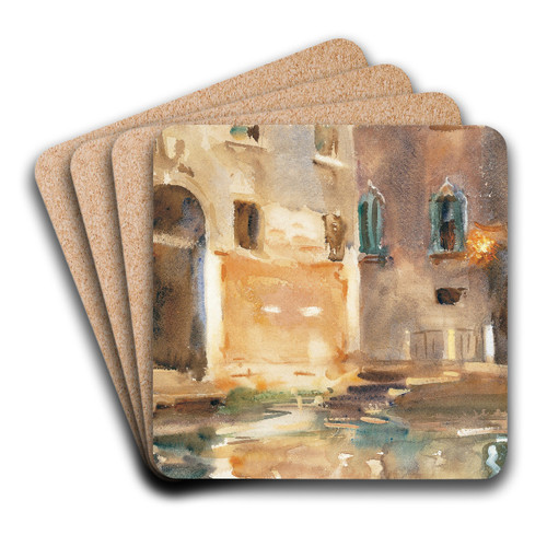 Venice by John Singer Sargent Art Drink Coaster set