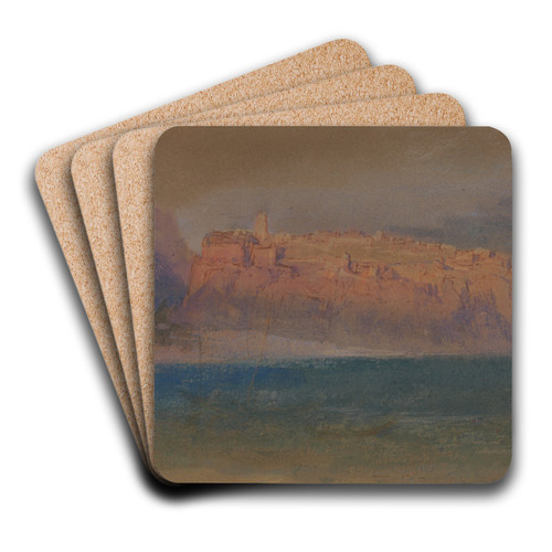 Corsica by Joseph Mallord William Turner Art Drink Coaster set