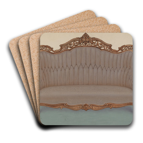 Rosewood Sofa by Eugene Croe Art Drink Coaster set