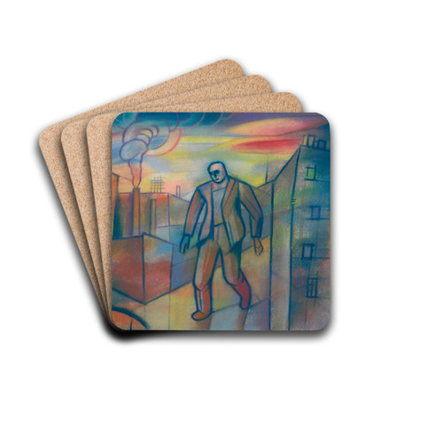 Ohne Titel VI by Karl Wiener Drink Coasters - set of 4