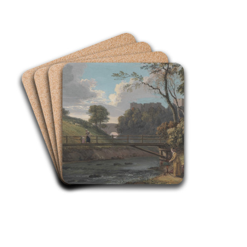 Roslin Castle, Midlothian by Paul Sandby Drink Coasters - set of 4