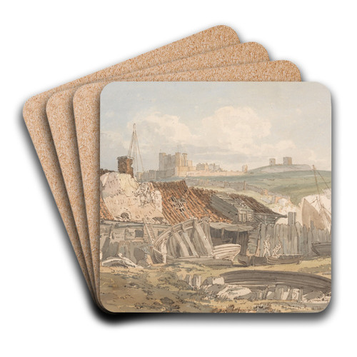Dover by Thomas Girtin Art Drink Coaster set