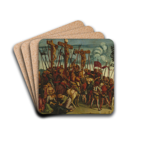The Crucifixion by Luca Signorelli Drink Coasters - set of 4