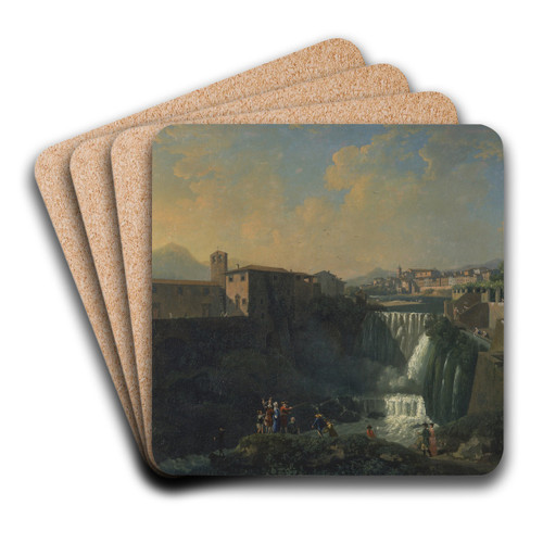 A View of Tivoli by Thomas Patch Art Drink Coaster set