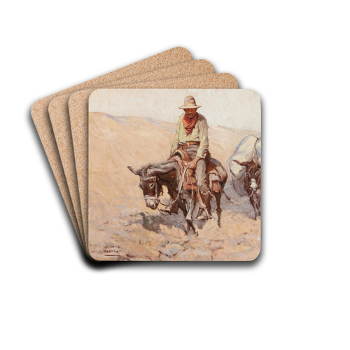 The Survival by William Henry Dethlef Koerner Drink Coasters - set of 4