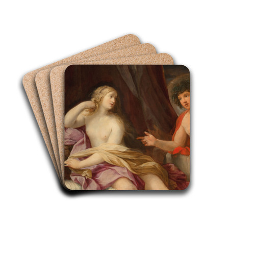 Bacchus and Ariadne by Giovanni Andrea Sirani Drink Coasters - set of 4