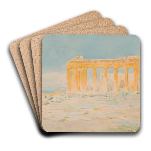 The Parthenon, East Facade by Henry Bacon Art Drink Coaster set