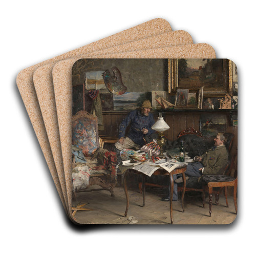 From my atelier by Fredrik Kolst Art Drink Coaster set
