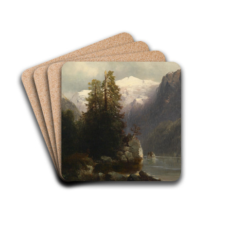 Gosausee by Josef Thoma Drink Coasters - set of 4
