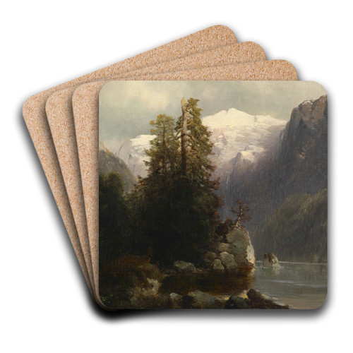 Gosausee by Josef Thoma Art Drink Coaster set