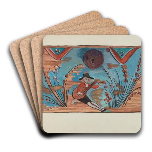 Small Chest by E. Boyd Art Drink Coaster set Small Chest by E. Boyd Art Drink Coaster set