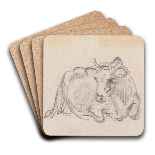 Study of a cow by Sawrey Gilpin Art Drink Coaster set