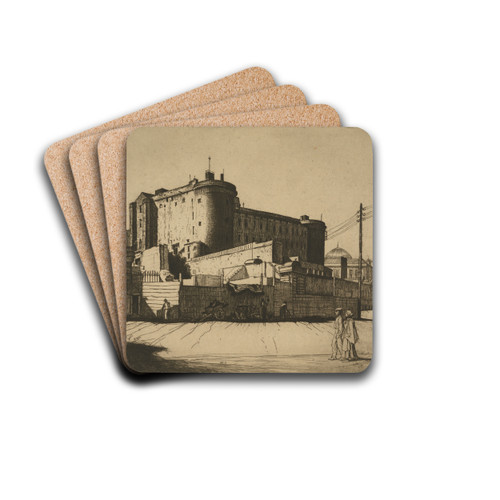 Castel Nuovo by William Strang Drink Coasters - set of 4