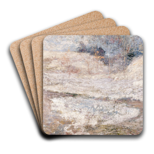 The Brook, Greenwich, Connecticut by John Henry Twachtman Art Drink Coaster set