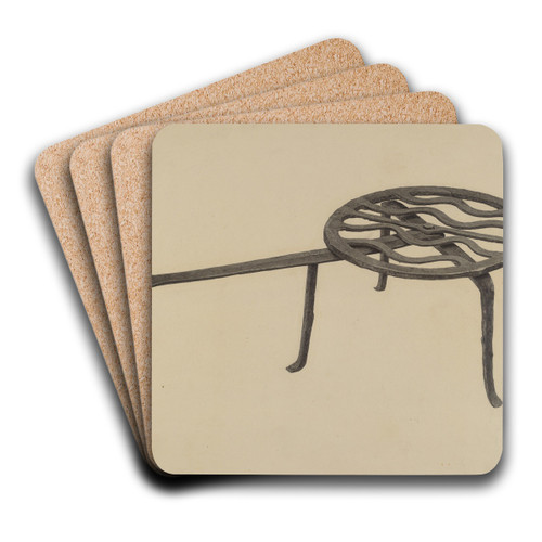 Gridiron by Salvatore Borrazzo Art Drink Coaster set