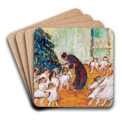 Weihnachtsbaum by Marianne von Werefkin Art Drink Coaster set Weihnachtsbaum by Marianne von Werefkin Art Drink Coaster set