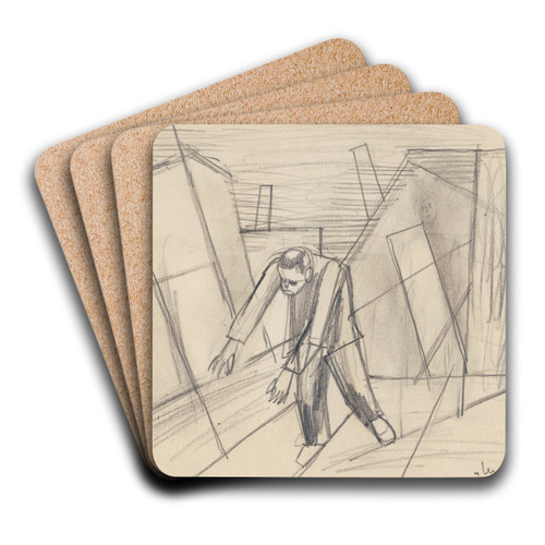 Untergang by Karl Wiener Art Drink Coaster set