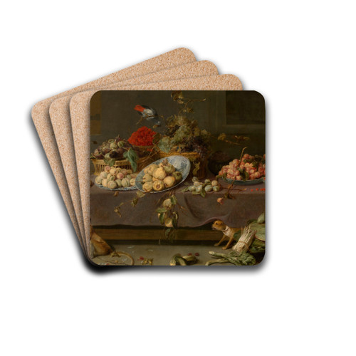 Flowers and Fruit by Frans Snijders Drink Coasters - set of 4