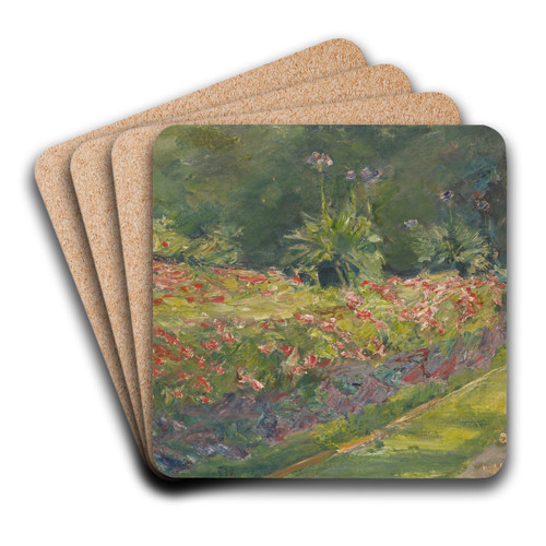The Garden at the Wannsee in Berlin by Max Liebermann Art Drink Coaster set