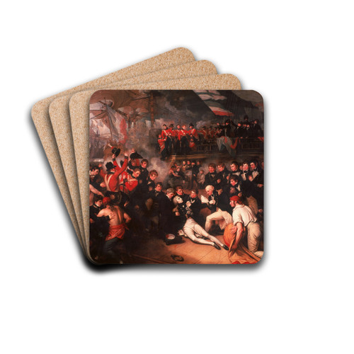 The Death of Nelson by Benjamin West Drink Coasters - set of 4