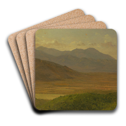 Landscape VII by Frederic Edwin Church Art Drink Coaster set