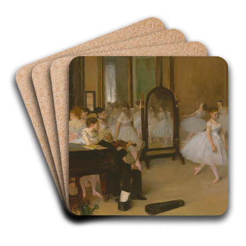 The Dancing Class by Edgar Degas Art Drink Coaster set The Dancing Class by Edgar Degas Art Drink Coaster set