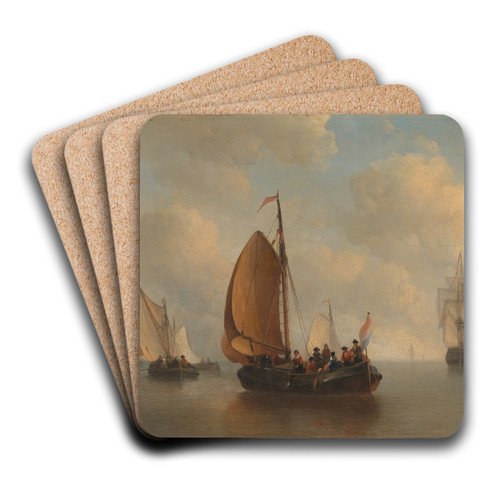 Beurtschip Zaandam by Antonie Waldorp Art Drink Coaster set