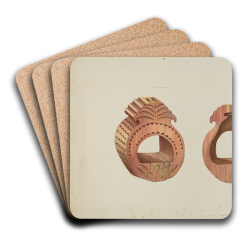 Stirrup by Robert W.R. Taylor Art Drink Coaster set