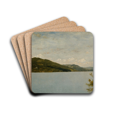 Lake George, 1872 by John Frederick Kensett Drink Coasters - set of 4
