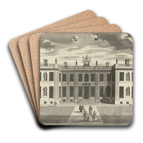 Marlborough House by Sutton Nicholls Art Drink Coaster set