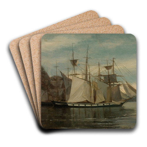 Kleven, Mandal by Amaldus Nielsen Art Drink Coaster set