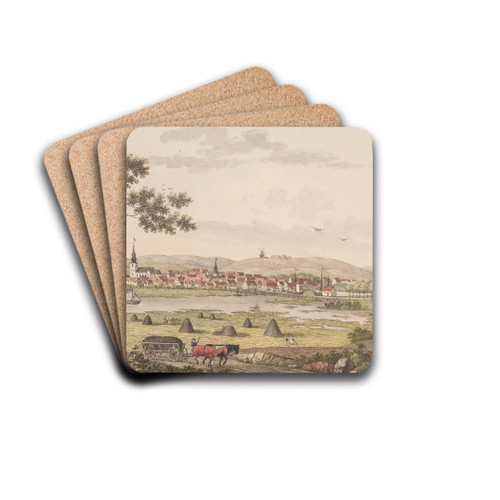 Randers by Sren L. Lange Drink Coasters - set of 4 Randers by Sren L. Lange Drink Coasters - set of 4
