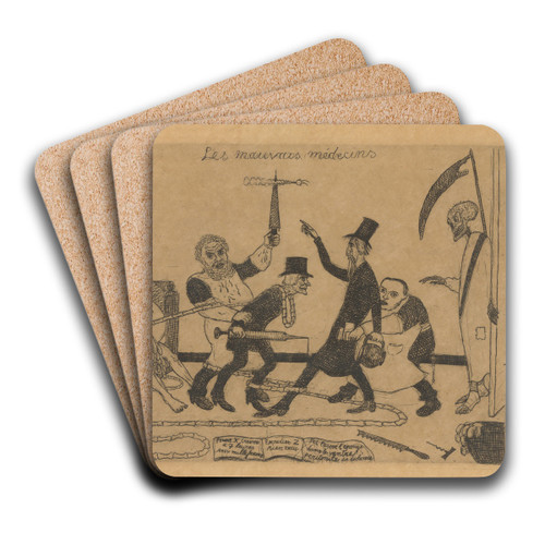 De slechte geneesheren by James Ensor Art Drink Coaster set