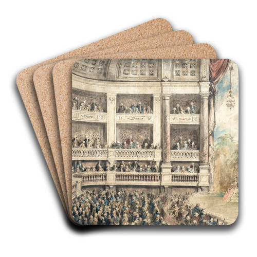 An Opera Performance by Jean-Michel Moreau Art Drink Coaster set