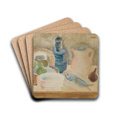Still life by Jankel Adler Drink Coasters - set of 4