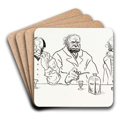 Farmers in Lngshult by Albert Engstrm Art Drink Coaster set Farmers in Lngshult by Albert Engstrm Art Drink Coaster set