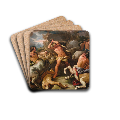 Battle of the Centaurs against the Lapiths by Giuseppe Simonelli Drink Coasters - set of 4 Battle of the Centaurs against the Lapiths by Giuseppe Simonelli Drink Coasters - set of 4