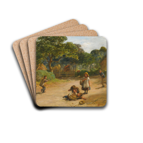 The Press Gang by William Mctaggart Art Drink Coaster set The Press Gang by William Mctaggart Art Drink Coaster set