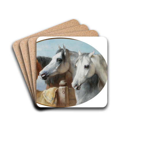 Good friends by Carl Reichert Drink Coasters - set of 4