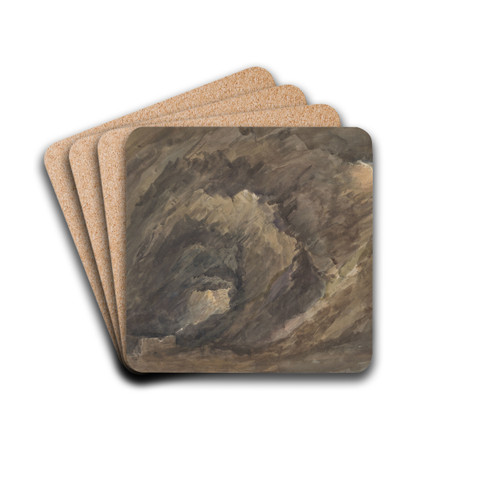 Grotto Interior by David Cox Drink Coasters - set of 4