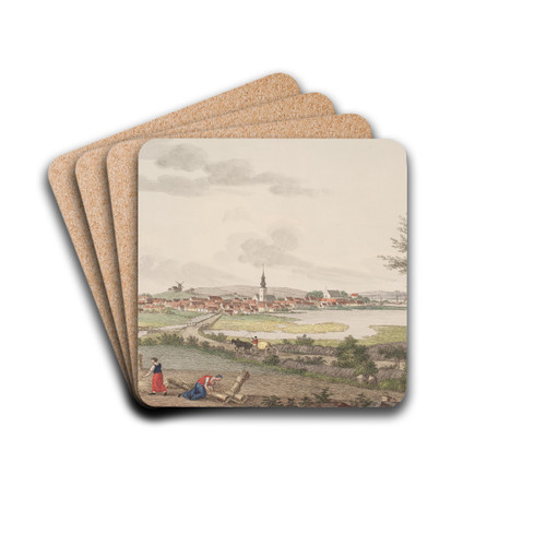 Horsens by Sren L. Lange Drink Coasters - set of 4 Horsens by Sren L. Lange Drink Coasters - set of 4