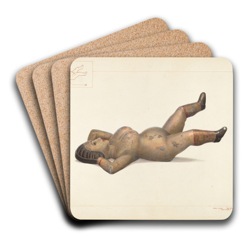 Bootjack by Gordon Saltar Art Drink Coaster set