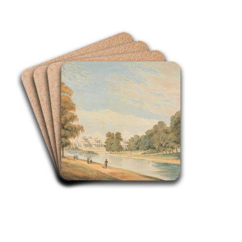 Buckingham Palace from St. James's Park by James Wilcox Drink Coasters - set of 4