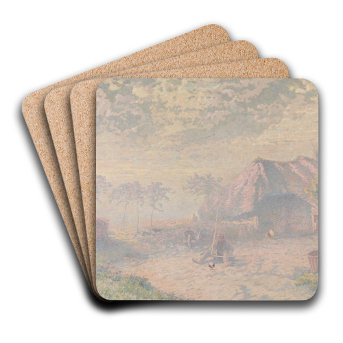Morgens vroeg by Adrien-Joseph Heymans Art Drink Coaster set