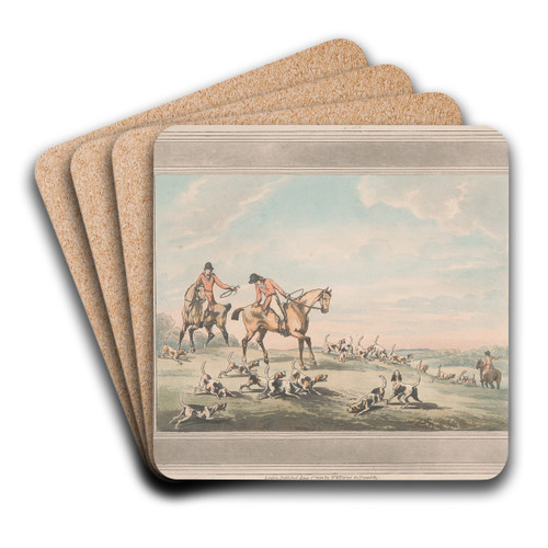 The Check by Samuel Howitt Art Drink Coaster set