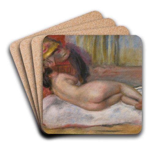 Le Repos by Pierre-Auguste Renoir Art Drink Coaster set